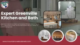 Greenville Kitchen and Bath Remodeling | Mountain Creek Cabinets