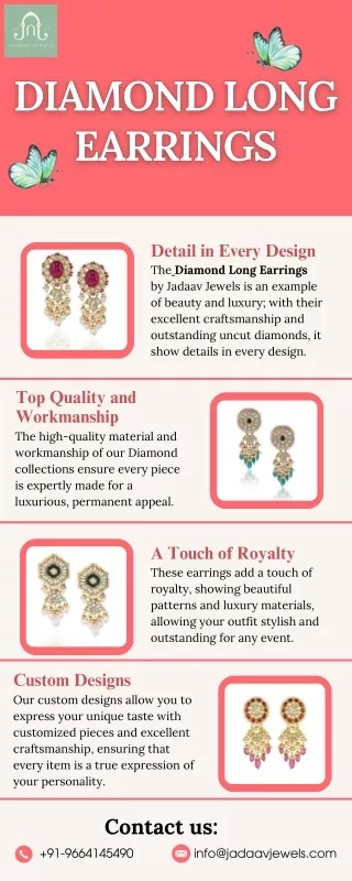 Diamond Long Earrings