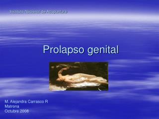 Prolapso genital