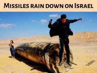 Missiles rain down on Israel