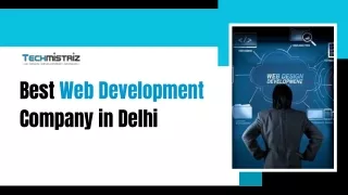 Best web Development Company in delhi - Techmistriz