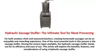 Venison Processing Equipment: Essential Tools for Quality Meat