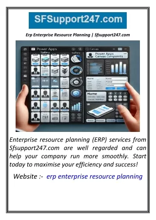 Erp Enterprise Resource Planning  Sfsupport247.com