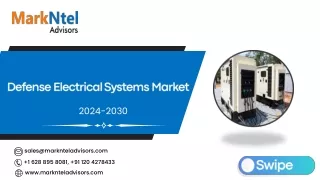 Global Defense Electrical Systems Market Research Report Forecast (2024-2030)