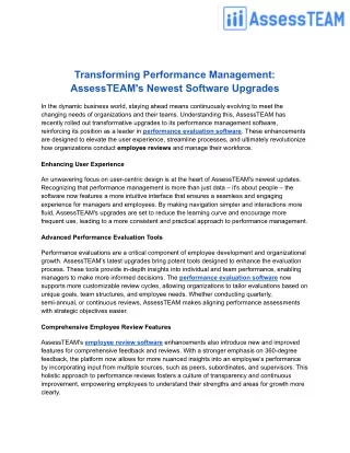 Transforming Performance Management_ AssessTEAM's Newest Software Upgrades