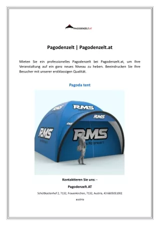 Pagodenzelt   Pagodenzelt.at