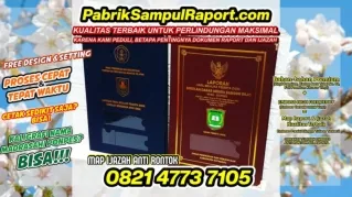 0821-4773-7105 Jual Sampul Raport Map Ijazah Madrasah Diniyah di Way Kanan