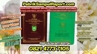 0821-4773-7105 Penjual Sampul Raport Map Ijazah Tahfidzul Quran di Wakatobi