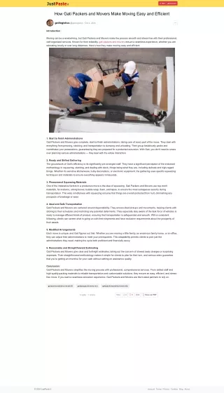 Gati Packers and Movers – Your Confided in Moving Accomplice
