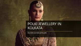 Polki Jewellery in Kolkata