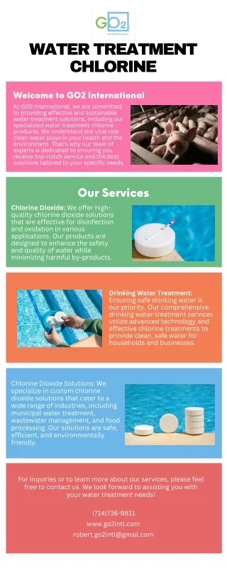 Water Treatment Chlorine