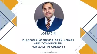 Discover Windsor Park Homes and Townhouses for Sale in Calgary