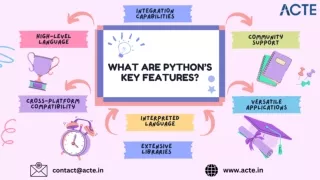 What are Python’s key features- ACTE Technologies