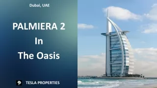 PALMIERA 2 In The Oasis By Tesla Properties a Real Estate Company In Dubai