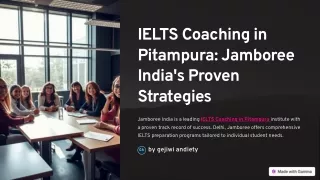 Crack the IELTS Exam with the Best Coaching in Pitampura