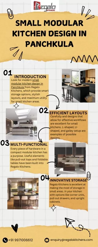 Small modular kitchen design in panchkula