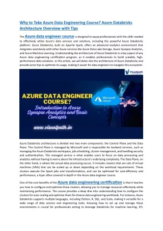 azure data engineer course | azure data engineer training