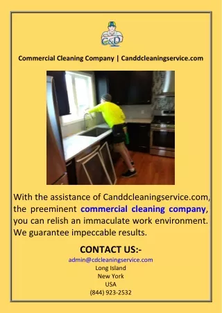 Commercial Cleaning Company  Canddcleaningservice.com