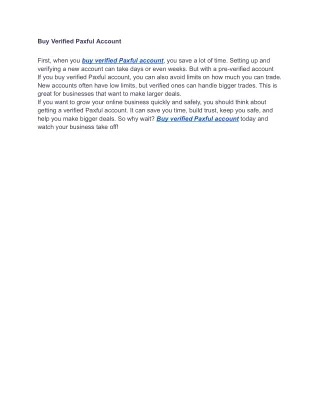 Buy Verified Paxful Account