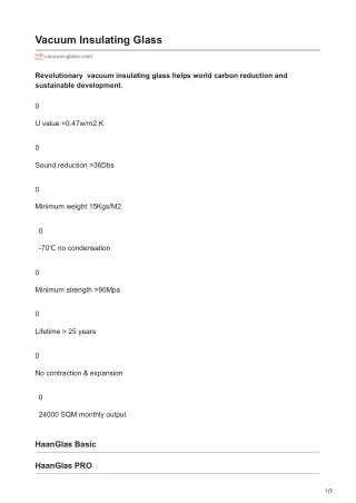 vacuum-glass.com-Vacuum Insulating Glass