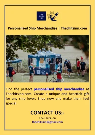 Personalised Ship Merchandise  Thechitsinn.com