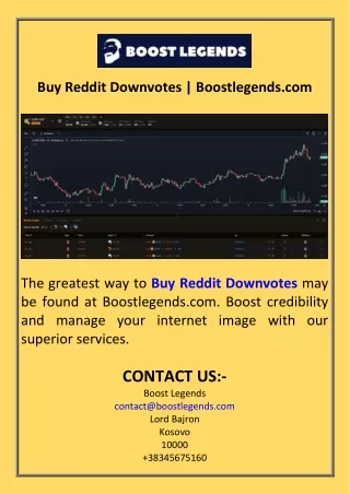 Buy Reddit Downvotes  Boostlegends.com