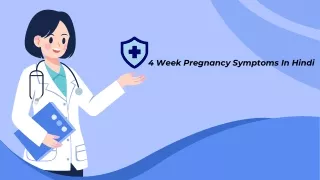 4 Week Pregnancy Symptoms