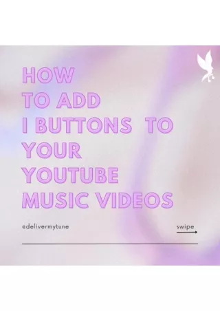 How to Add ibuttons to youtube music video
