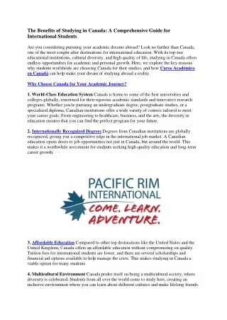 Mejores Colegios Canadienses en Coquitlam