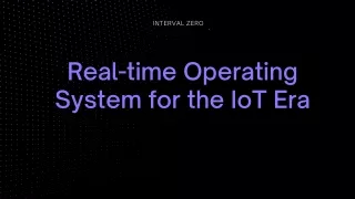 Real-time Operating System for the IoT Era