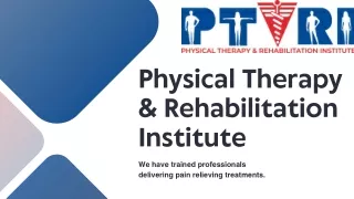 Recover Stronger at Physical Therapy Rehabilitation Institute