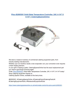 Pitco B2005301 Solid State Temperature Controller, 24V, 4-1_4_ X 4-1_4_ _ CateringSparesOnline (1)
