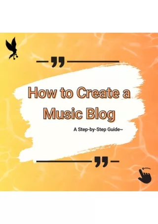 How to Create a Music Blog