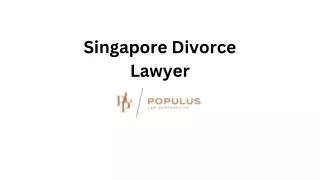 Contested Divorce Lawyer Singapore