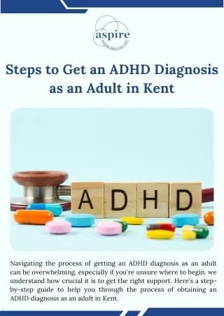 Steps to Get an ADHD Diagnosis as an Adult in Kent