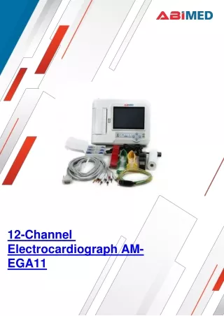 12-Channel Electrocardiograph