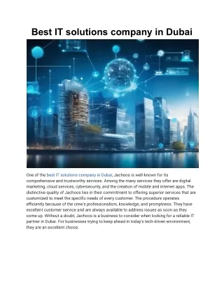Best IT solutions company in Dubai (1)