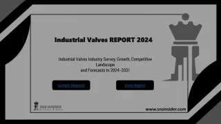 Industrial Valves Market  : A Look at the Industry's Segments and Opportunities