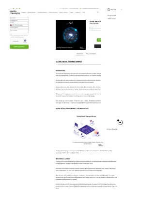 Emerging Technologies in Retail Signage: Global Market Insights 2023-2030