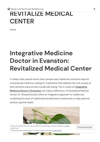 Integrative Medicine Doctor in Evanston: Revitalized Medical Center