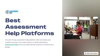 Best Assessment Help Platforms to Elevate Your Academic Journey