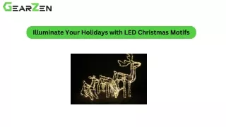 Illuminate Your Holidays with LED Christmas Motifs