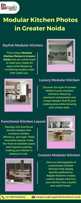 Modular Kitchen Photos in Greater Noida