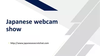 Japanese sex cams