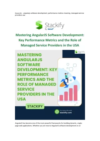 Mastering AngularJS Software Development_ Key Performance Metrics and the Role of Managed Service Providers in the USA