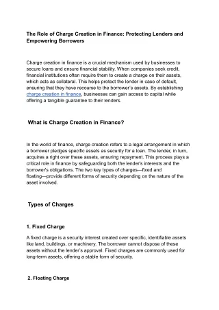 The Role of Charge Creation in Finance_ Protecting Lenders and Empowering Borrowers