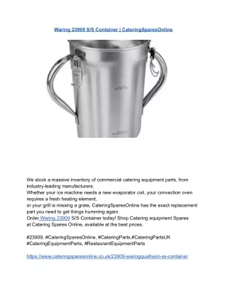 Waring 23909 S_S Container _ CateringSparesOnline