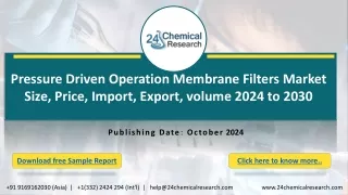 Global Pressure Driven Operation Membrane Filters Market Research Report 2024(Status and Outlook)