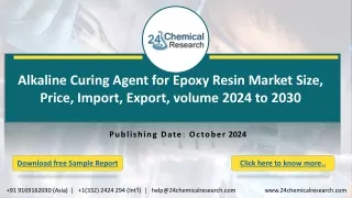 South Korea Alkaline Curing Agent for Epoxy Resin Market Outlook and Forecast 2024-2030