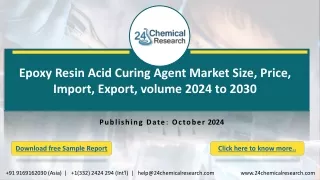South Korea Epoxy Resin Acid Curing Agent Market Outlook and Forecast 2024-2030
